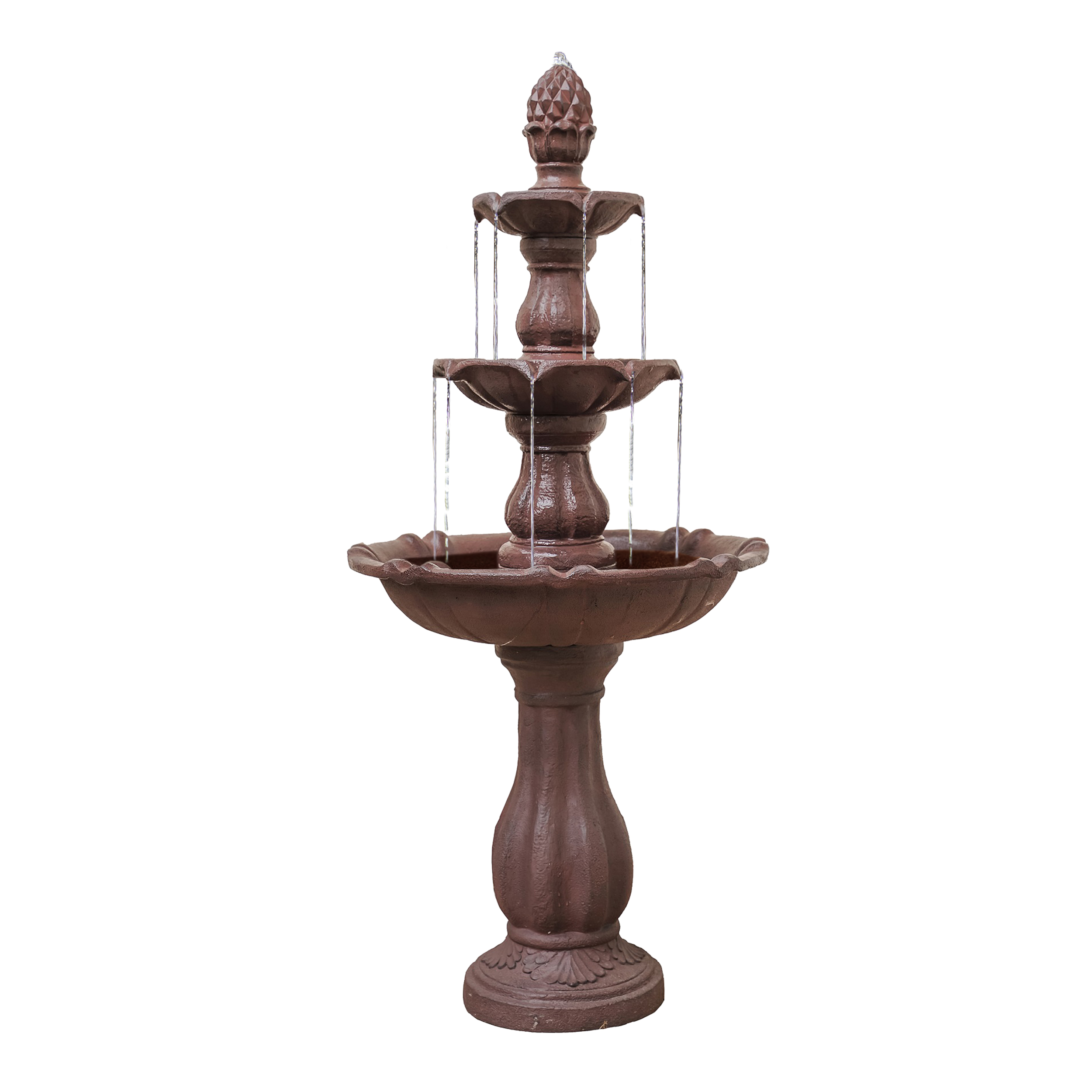 This cascading waterfall fountain is perfect for indoor/outdoor décor and adds a touch of elegance to any space. Shop now for the ultimate garden fountain experience.