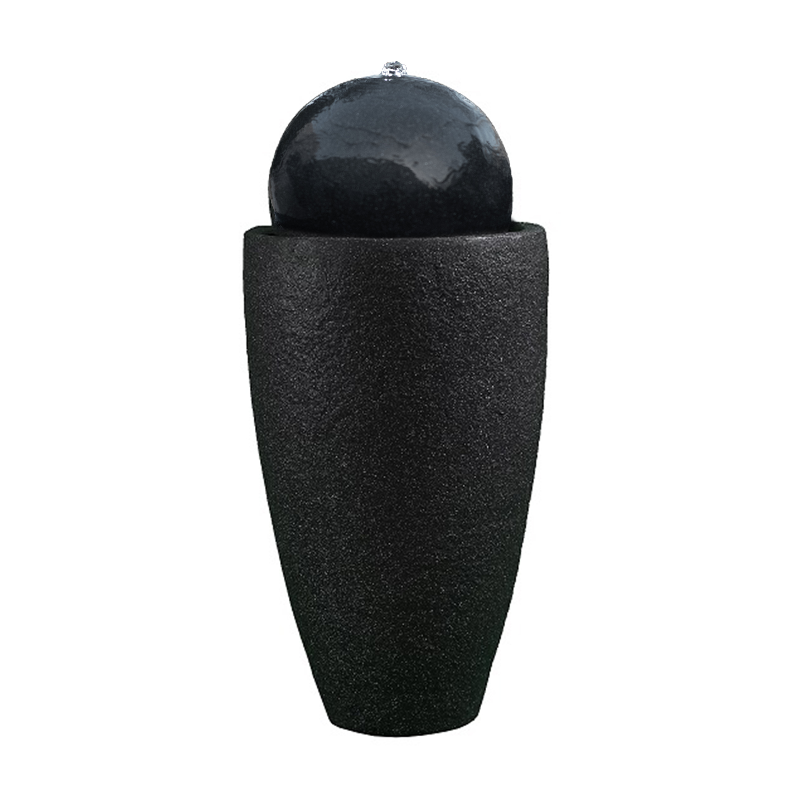 Shop our modern black fountains - round, sphere & tall outdoor designs. Enhance indoor/outdoor décor with water features & elevate your garden décor.