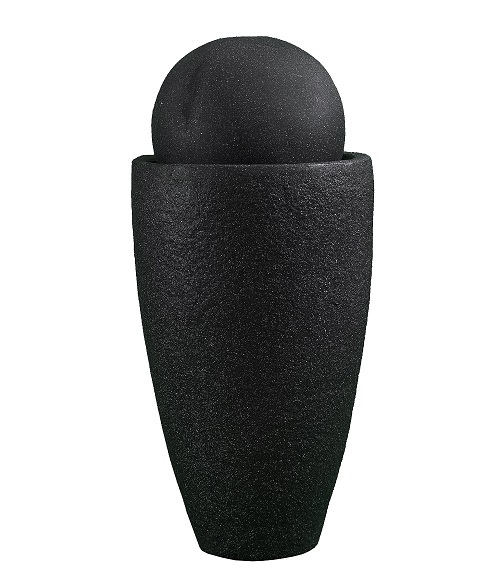 Shop our modern black fountains - round, sphere & tall outdoor designs. Enhance indoor/outdoor décor with water features & elevate your garden décor.